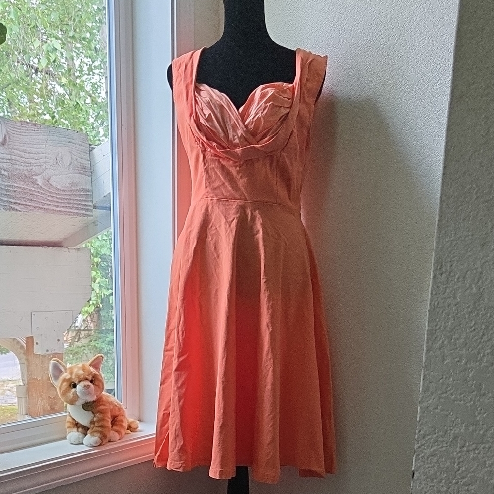 Miusol Coral Midi Dress